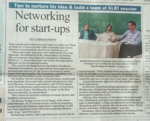 "Networking for startups", The telegraph
